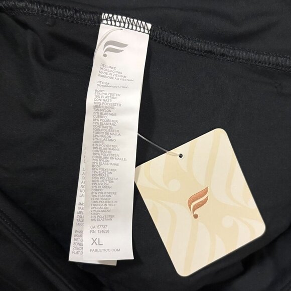 Fabletics Womens Hot Shot Pleated Black Skirt With Built-In Shorts Size XL - Picture 7 of 7